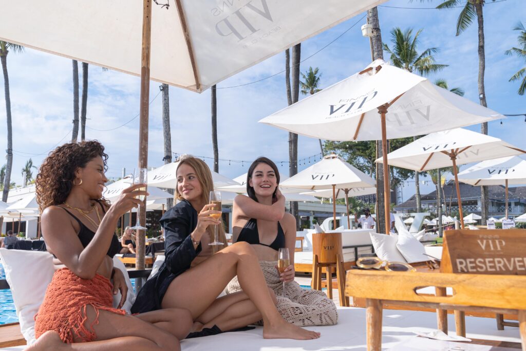 Women Enjoying at Bali Beach