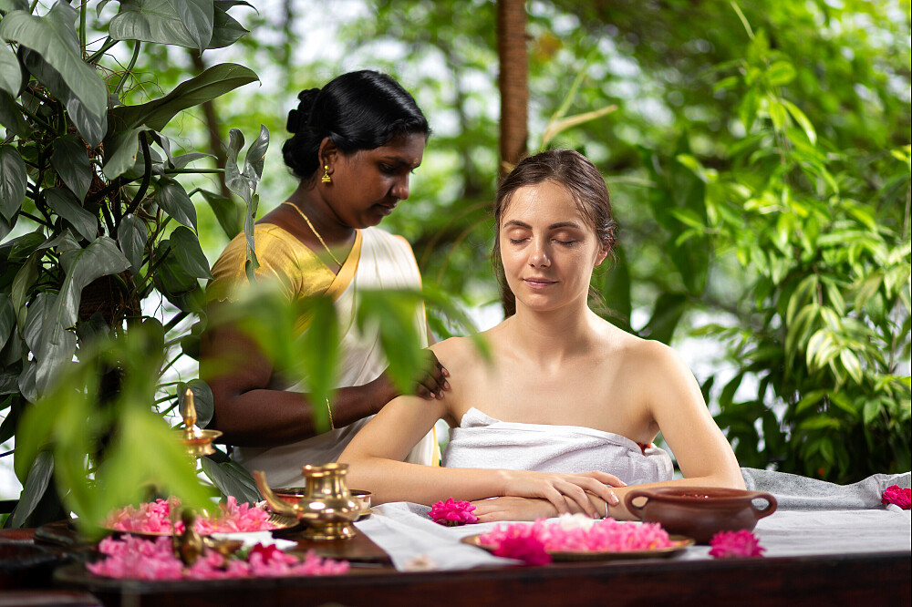 Ayurvedic treatments, backwater cruises, yoga