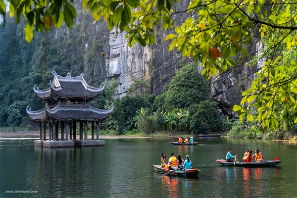 An aerial view of Vietnam's lush green landscape